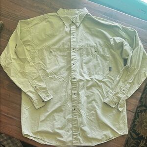 Mens PATAGONIA Snap Front Dress Shirt s L